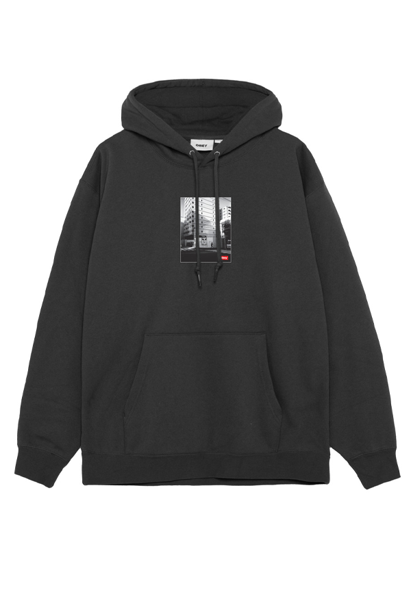 Obey Tokyo Photo Hoodie | Black - Visual Media Number 1 of 1