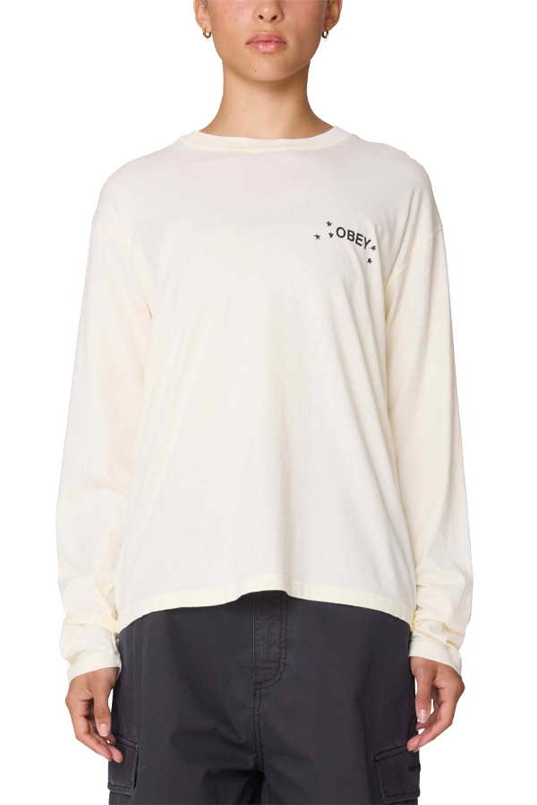 Obey Wilted Bunch Tee | Unbleached - Thumbnail Image Number 1 of 2
