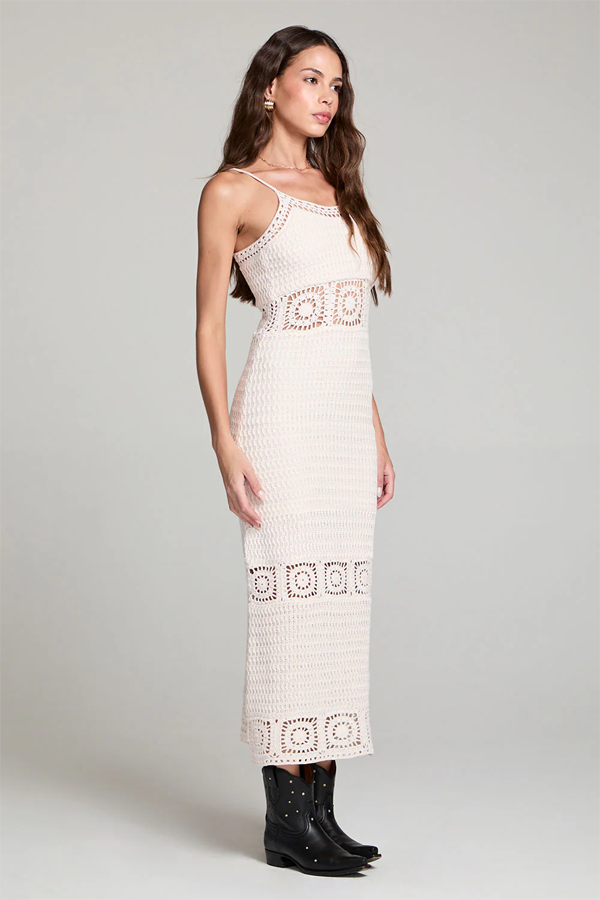 Odette Midi Dress | Salt - Visual Media Number 3 of 4
