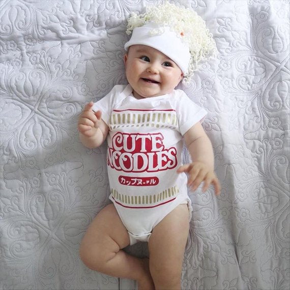 Ramen Baby Onesie | White - Visual Media Number 2 of 2