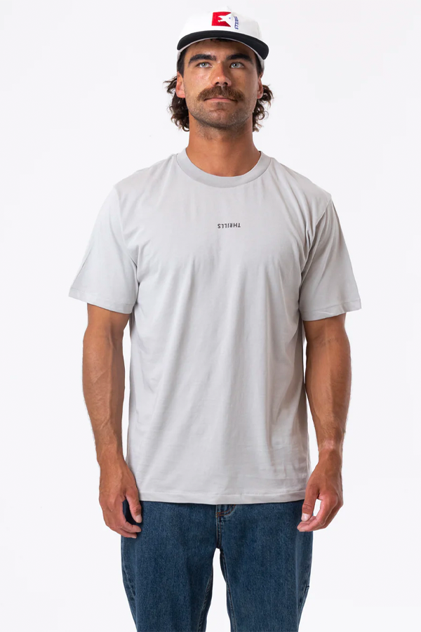 Minimal Thrills Merch Fit Tee | Oyster Grey - Visual Media Number 1 of 3