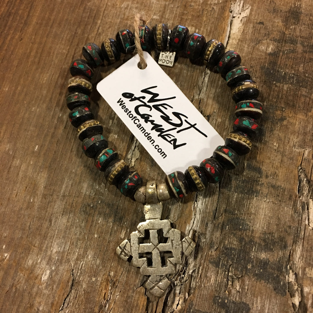 Mens Living In A Prayer Bracelet - Visual Media Number 1 of 1