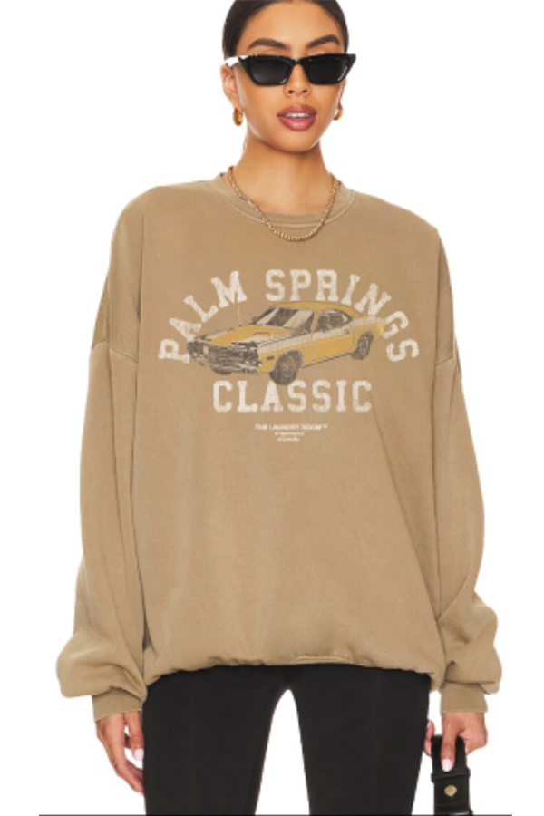 Palm Springs Classic Jumper | Camel - Main Image Number 1 of 1