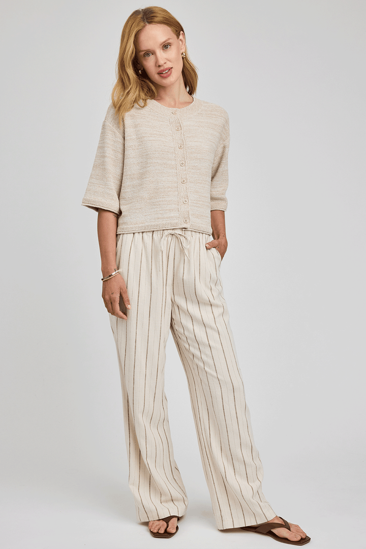 Finley Pant | Linen Stripe - Thumbnail Image Number 1 of 3
