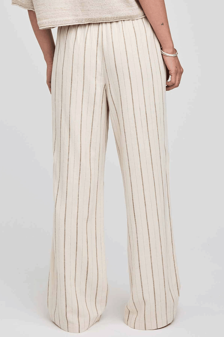 Finley Pant | Linen Stripe - Thumbnail Image Number 3 of 3
