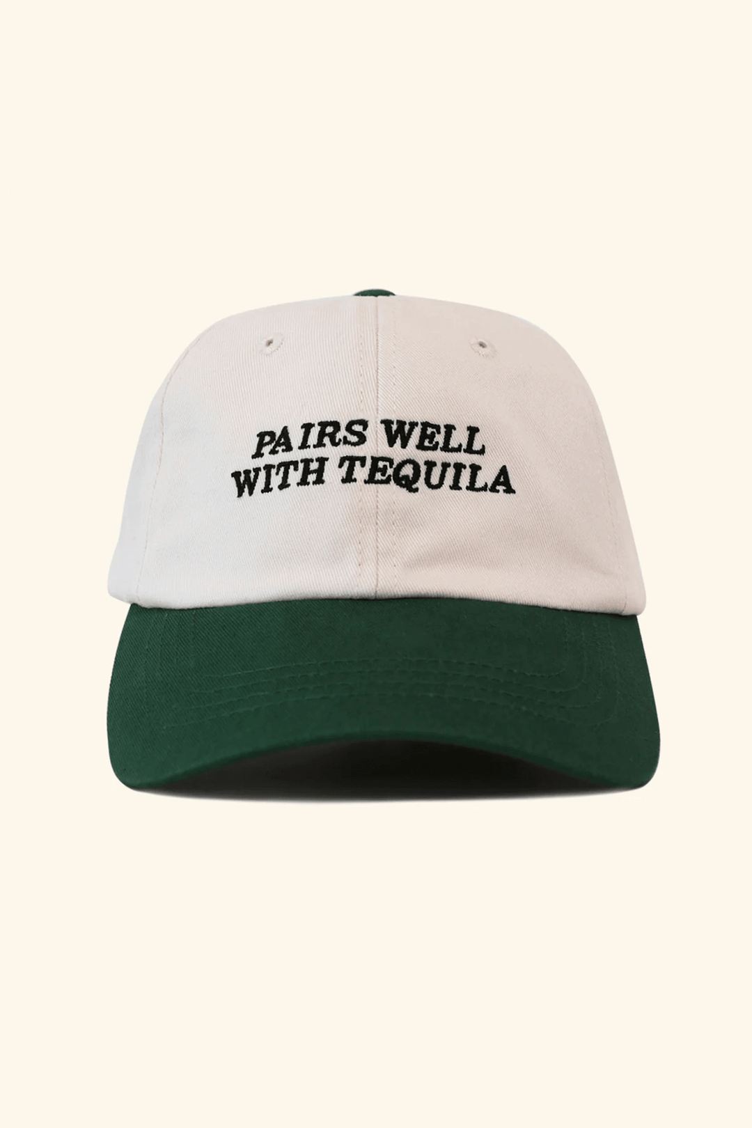 Pairs Well Dad Hat | Bone & Forest - Visual Media Number 1 of 1