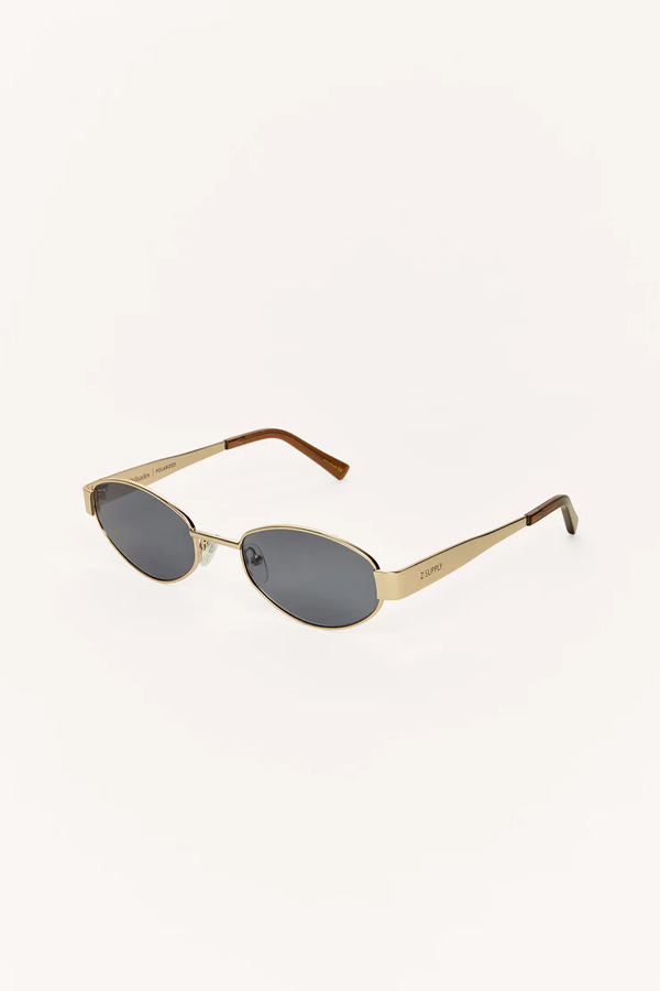 Palisades Sunglasses | Gold - Grey - Thumbnail Image Number 3 of 4
