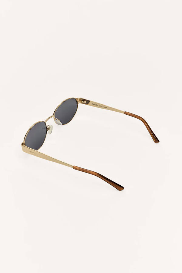 Palisades Sunglasses | Gold - Grey - Thumbnail Image Number 4 of 4
