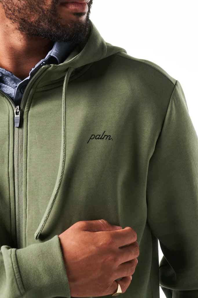 Backup Performance Hoodie | Rancho Green - Visual Media Number 2 of 3