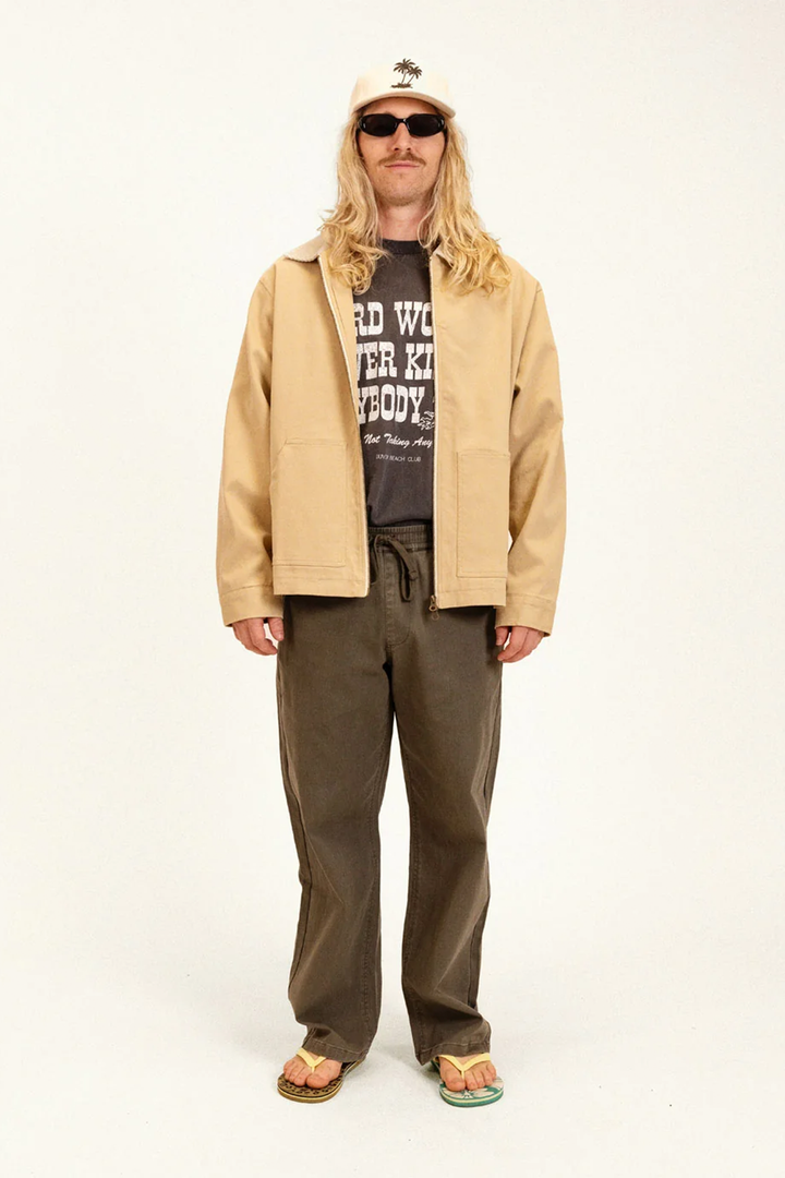 Elastic Anti-Workwear Pant | Dark Army - Thumbnail Image Number 1 of 3
