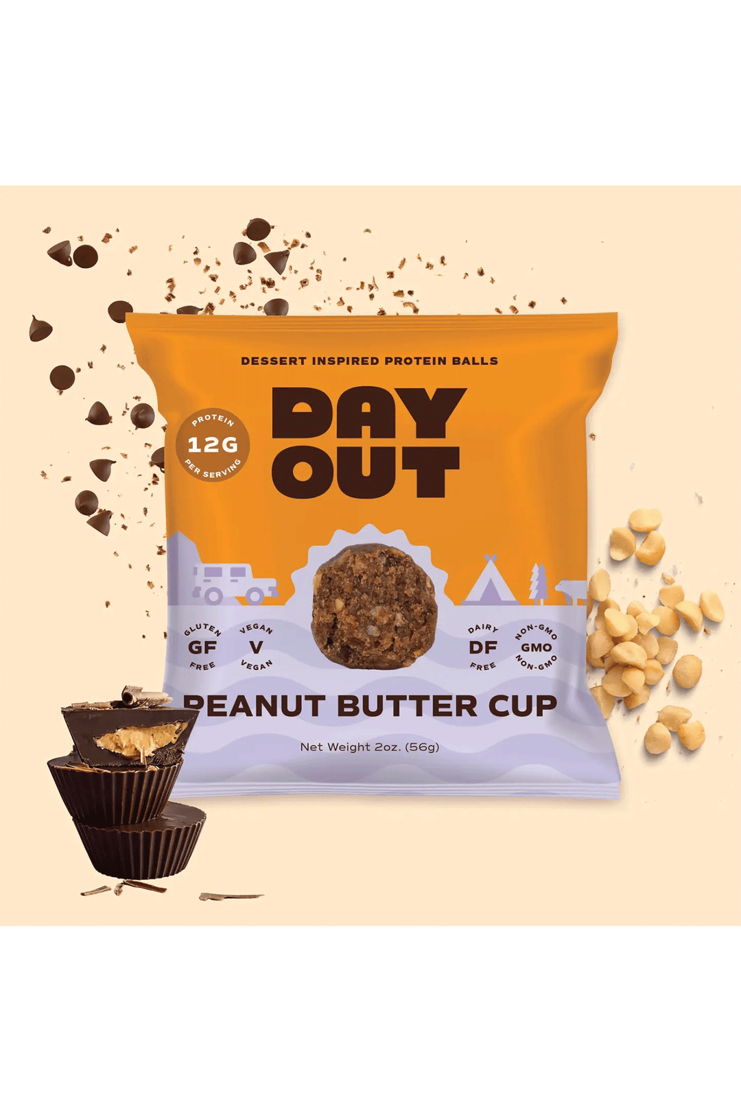 Peanut Butter Cup Protein Balls 2 oz - Visual Media Number 1 of 2