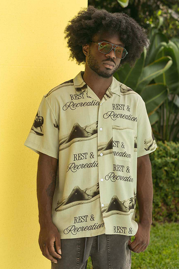 Recreation Buttonup | Pale Olive - Visual Media Number 1 of 1