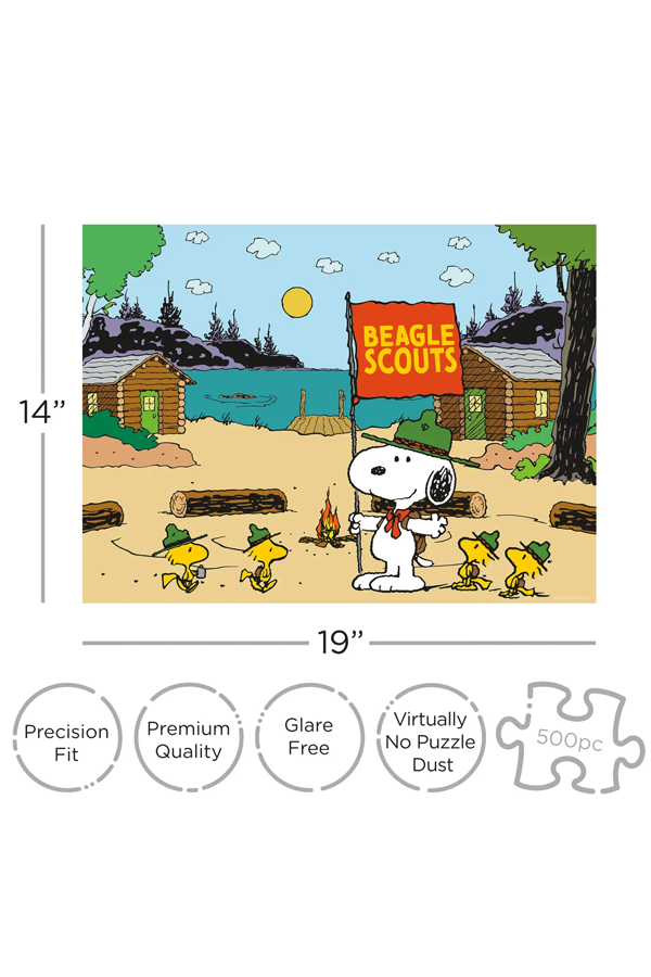 Peanuts Beagle Scouts 500 pcs Puzzle - Visual Media Number 2 of 2