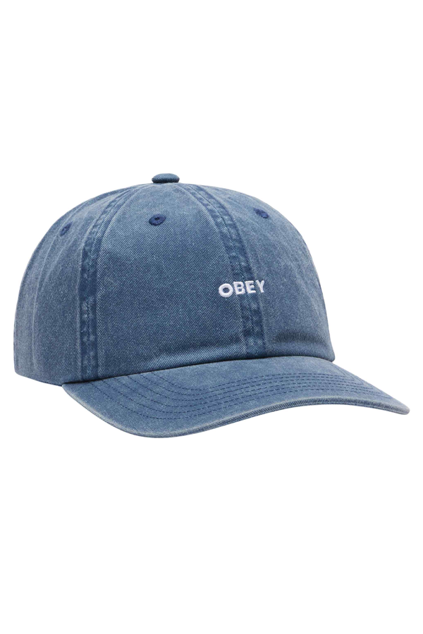Pigment Bold 6 Panel Strapback | Pigment Navy - Thumbnail Image Number 1 of 2
