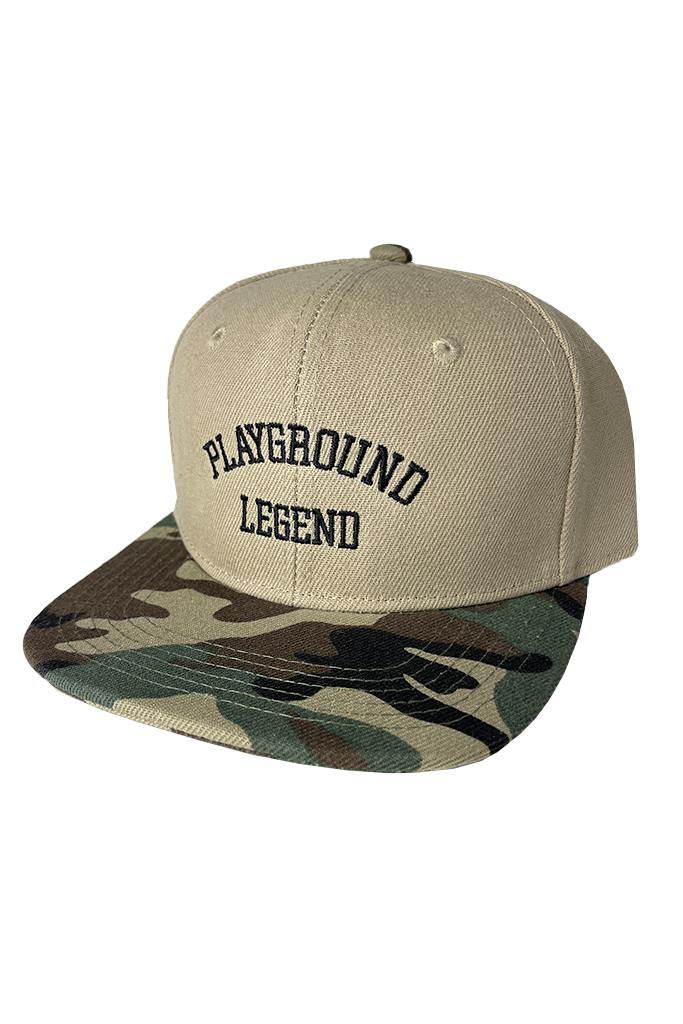 Playground Legend Hat | Tan and Camo - Visual Media Number 1 of 1