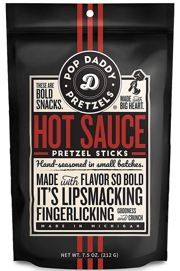 Pop Daddy Hot Sauce Pretzel Sticks - Visual Media Number 1 of 1