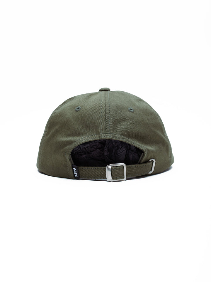 Jumbled 6 Panel Strapback | Army - Thumbnail Image Number 2 of 2
