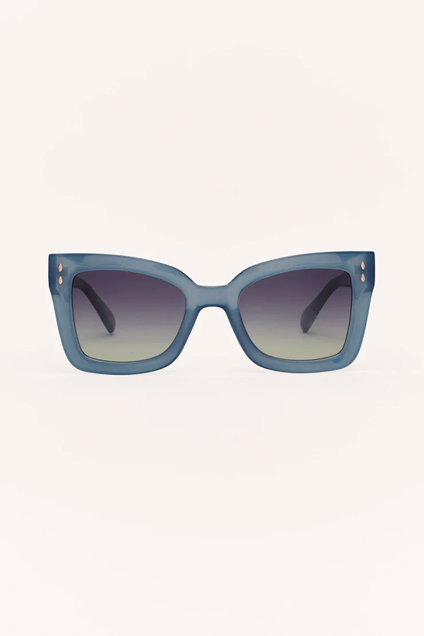 Confidential Sunglasses | Dark Indigo - Gradient - Visual Media Number 1 of 4