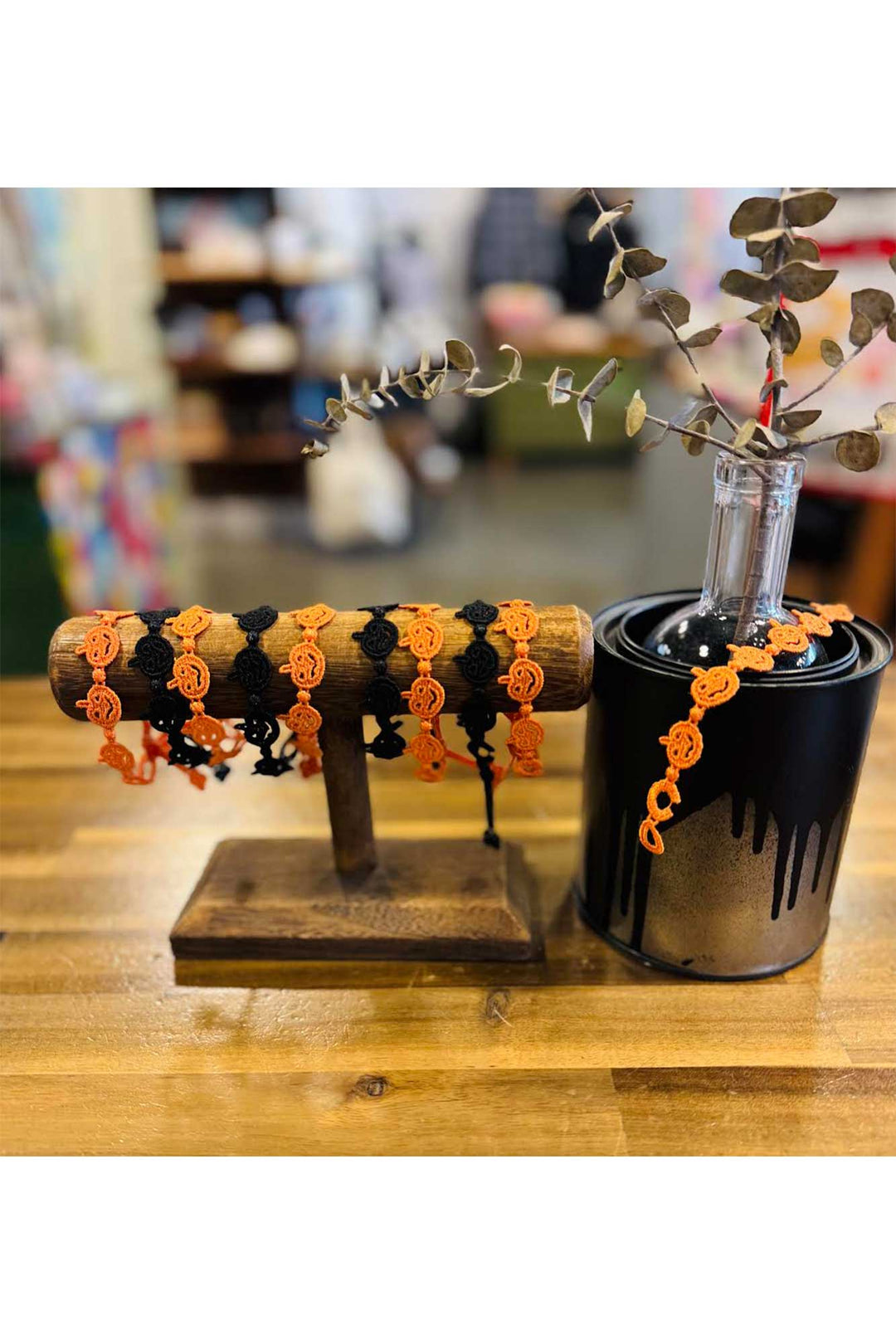 Halloween Pumpkin Bracelet | Orange - Visual Media Number 2 of 2