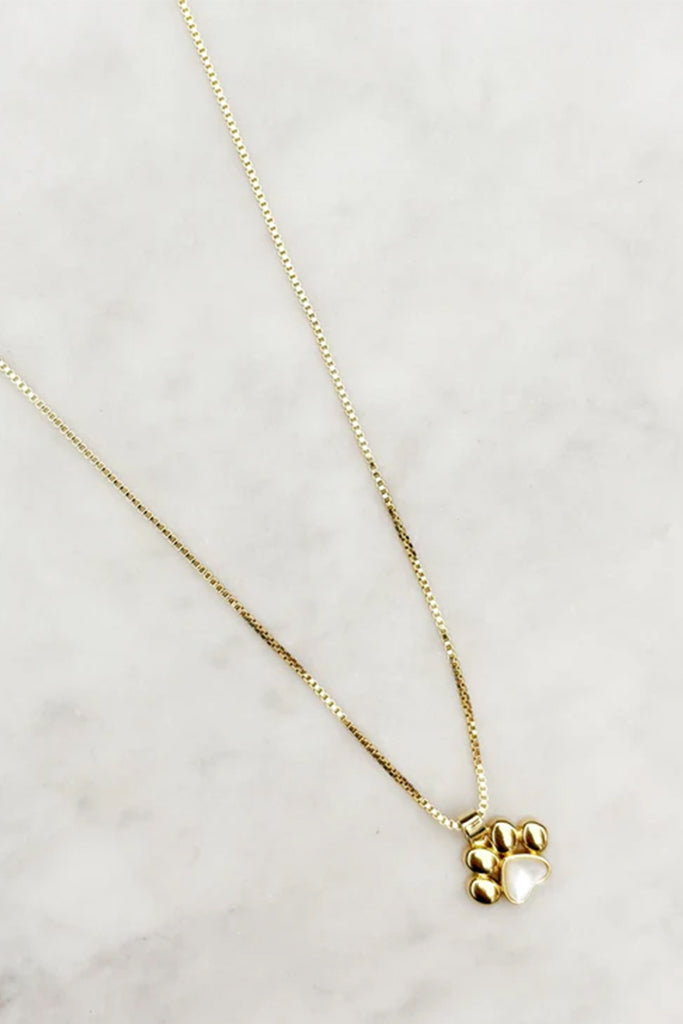 Puppy Love Necklace | Gold - Visual Media Number 1 of 1