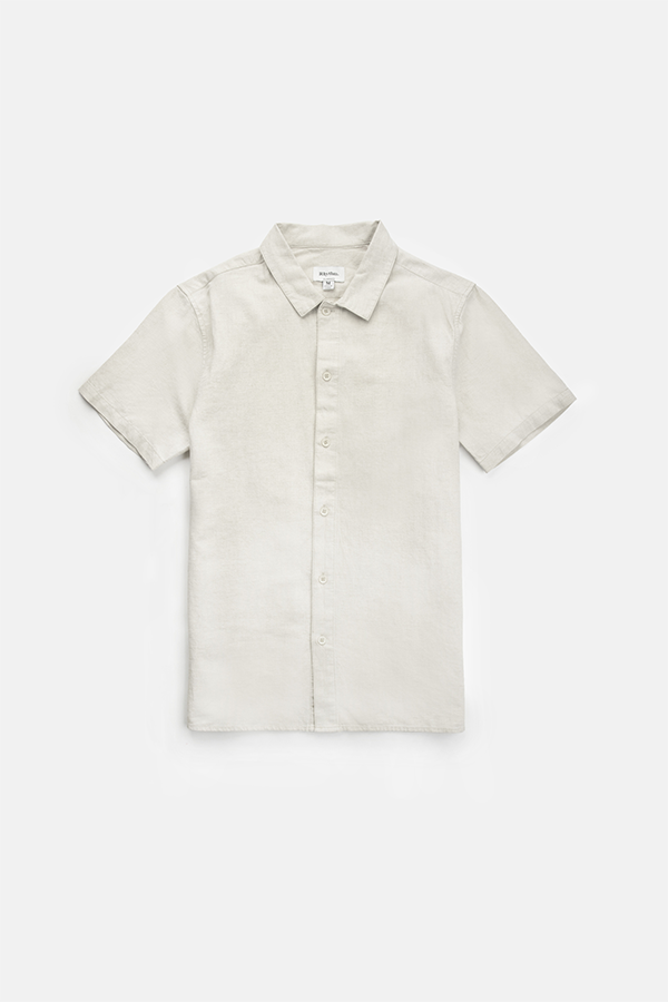 Classic Linen SS Shirt | Sand - Main Image Number 1 of 6