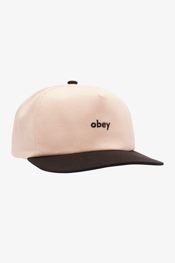 Obey Case 5 Panel Snapback | Black Multi - Main Image Number 1 of 2