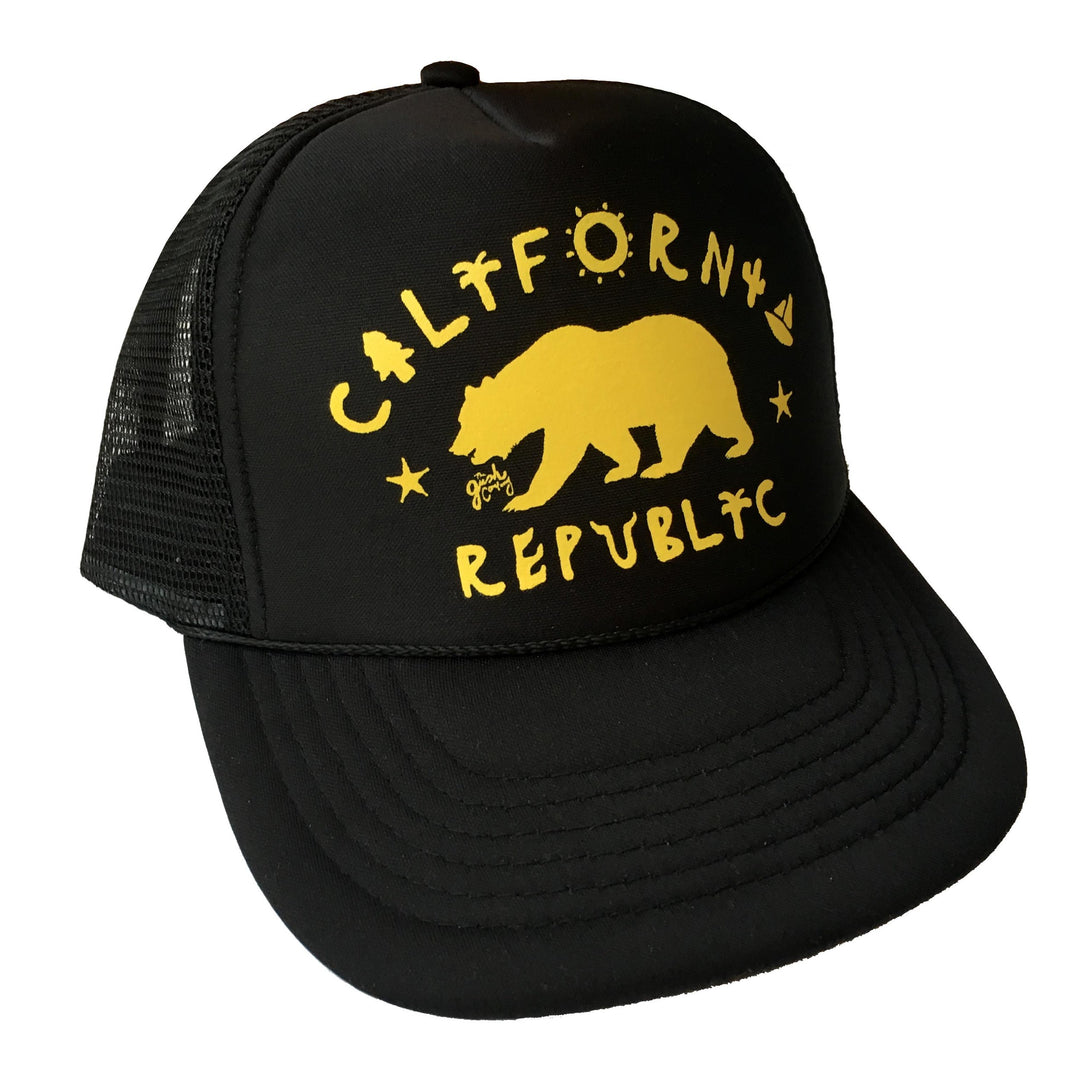 California Republic Trucker | Black - Visual Media Number 1 of 1