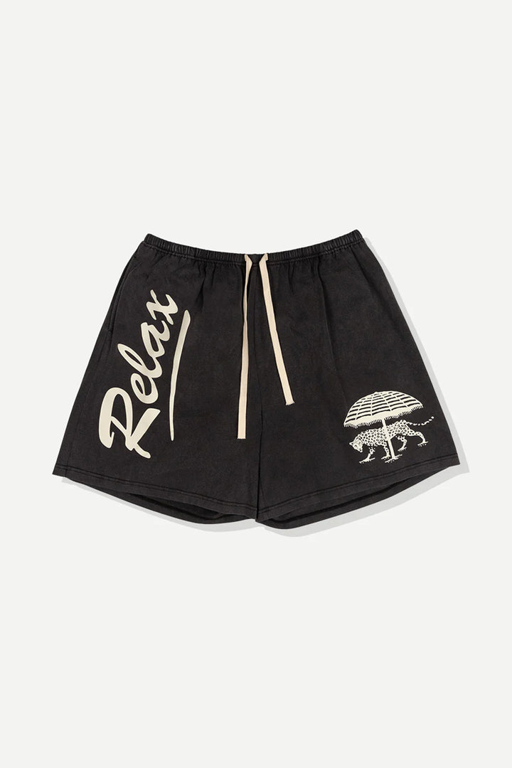 Relax Cotton Short | Black - Thumbnail Image Number 2 of 3
