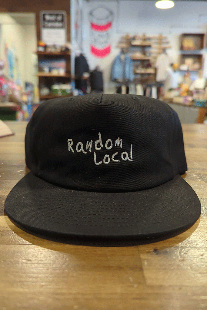 Random Local Unstructured Hat | Black - Visual Media Number 1 of 2