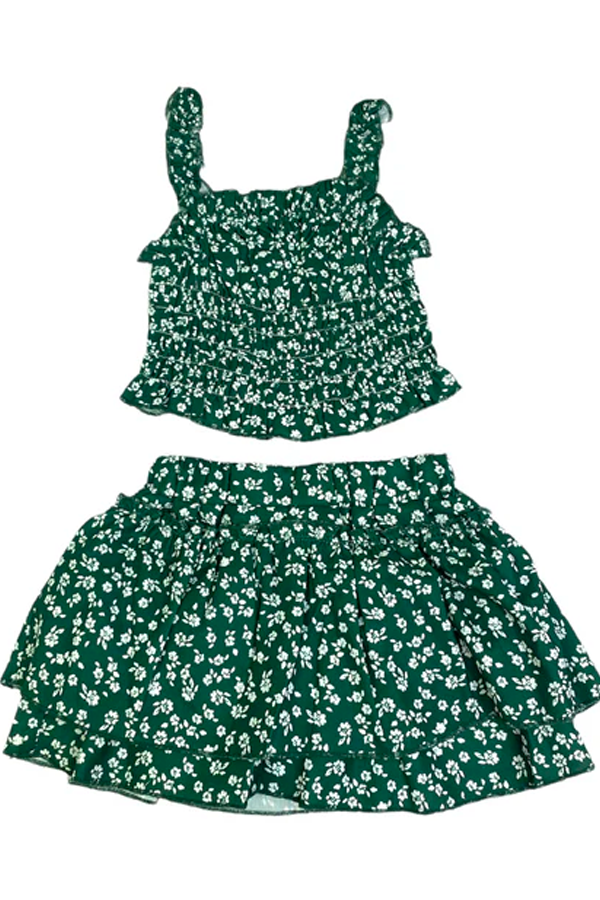 Miquela 2 Piece Skirt Set | Floral - Main Image Number 1 of 1