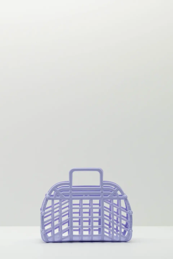 Mini Retro Jelly Basket | Lilac - Visual Media Number 1 of 1