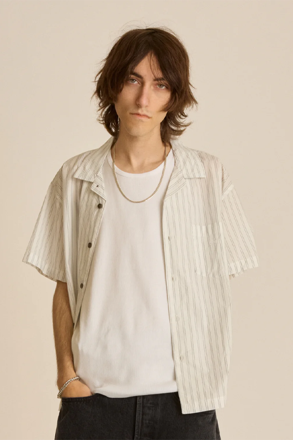 Rizzo Woven Shirt | White Multi - Thumbnail Image Number 1 of 3
