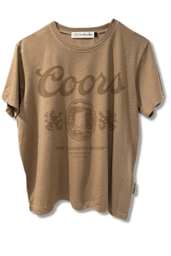 Coors Banquet Stamp Perfect Tee | Camel Dust - Main Image Number 1 of 1