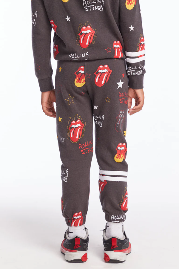 Rolling Stones Stars Pants | Vintage Black - Visual Media Number 3 of 4