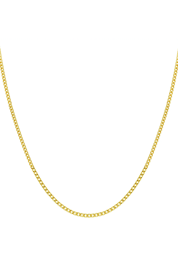 Delicate Cuban Chain Layering Necklace 16" - Visual Media Number 1 of 1