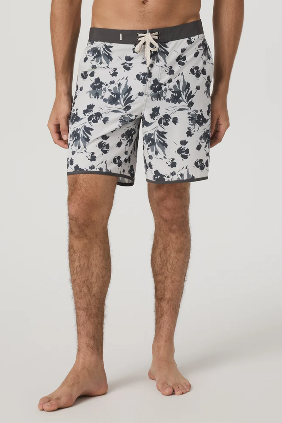Cruise Boardshort 7" | Frost Grey Floral - Visual Media Number 3 of 3