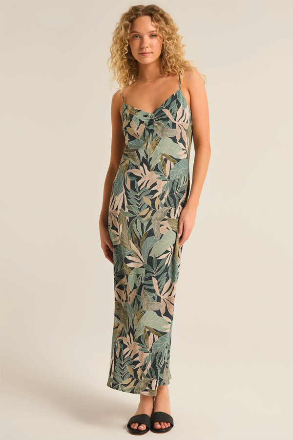 Lark Cusco Slip Dress | Grape Leaf - Visual Media Number 1 of 3