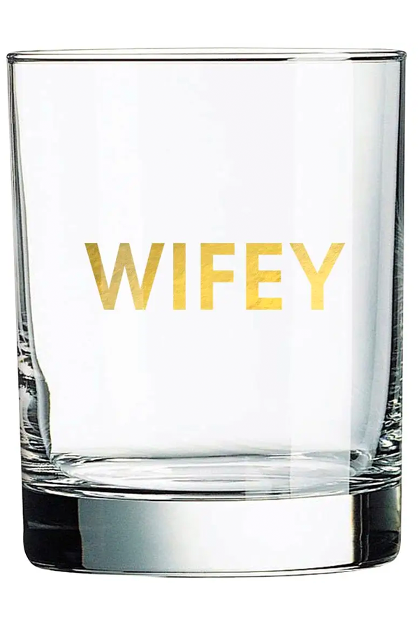 Wifey Rocks Glass - Main Image Number 1 of 2