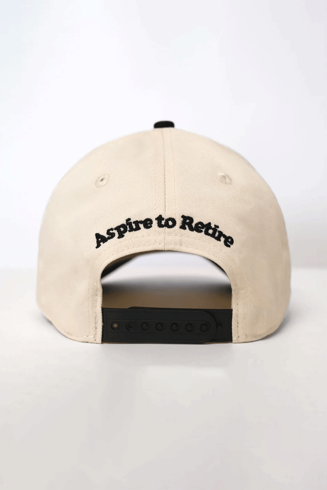Logo Hat | Bone & Black - Visual Media Number 2 of 2