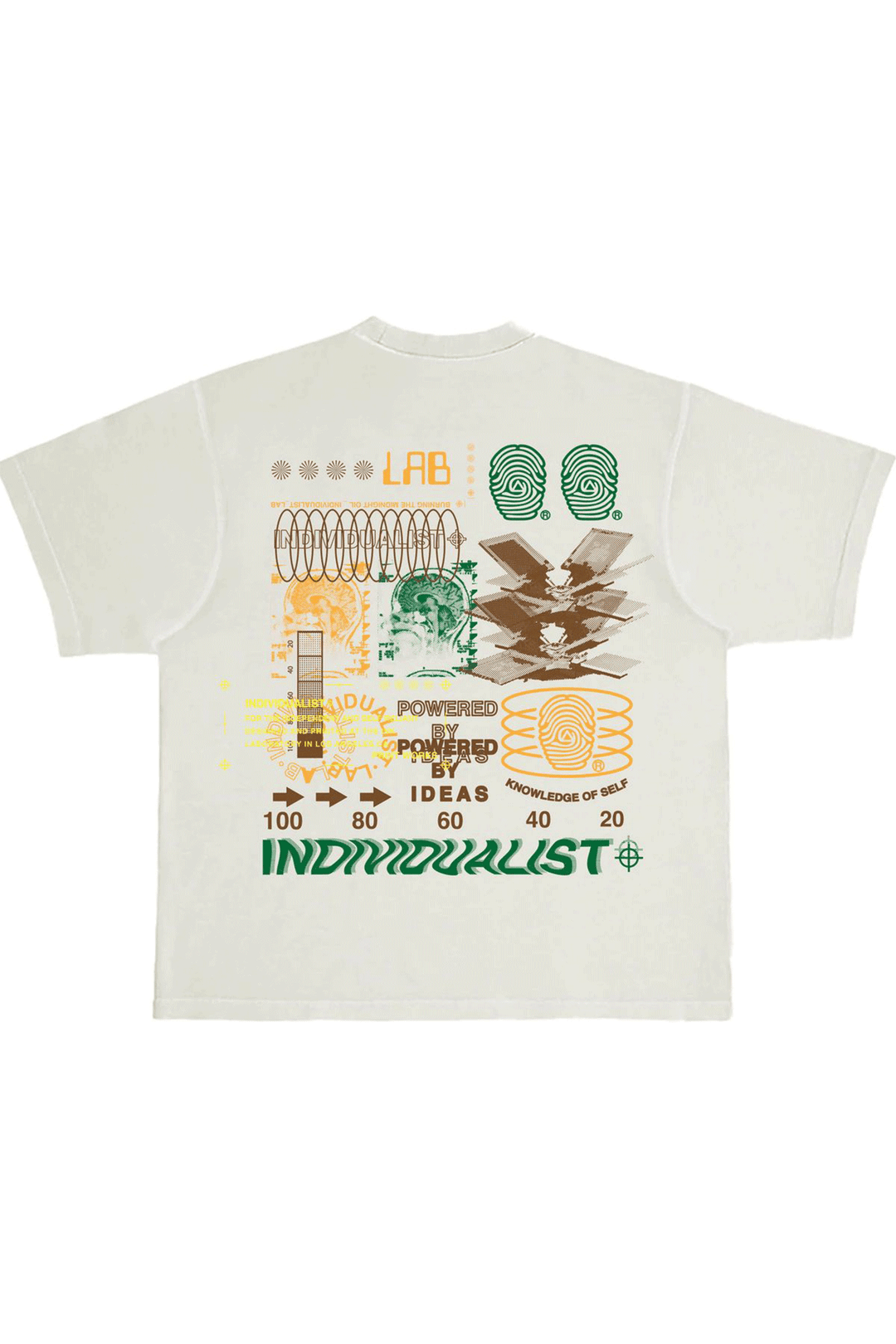 Flash Sheet Tee | Antique White - Visual Media Number 2 of 2