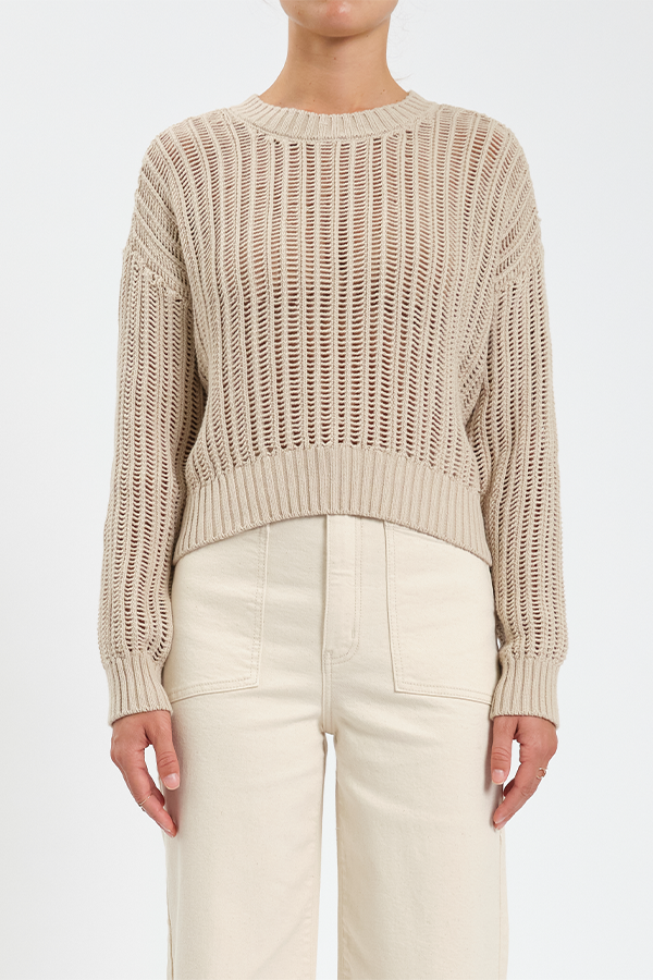 Seaside Sweater | Sand - Thumbnail Image Number 1 of 3
