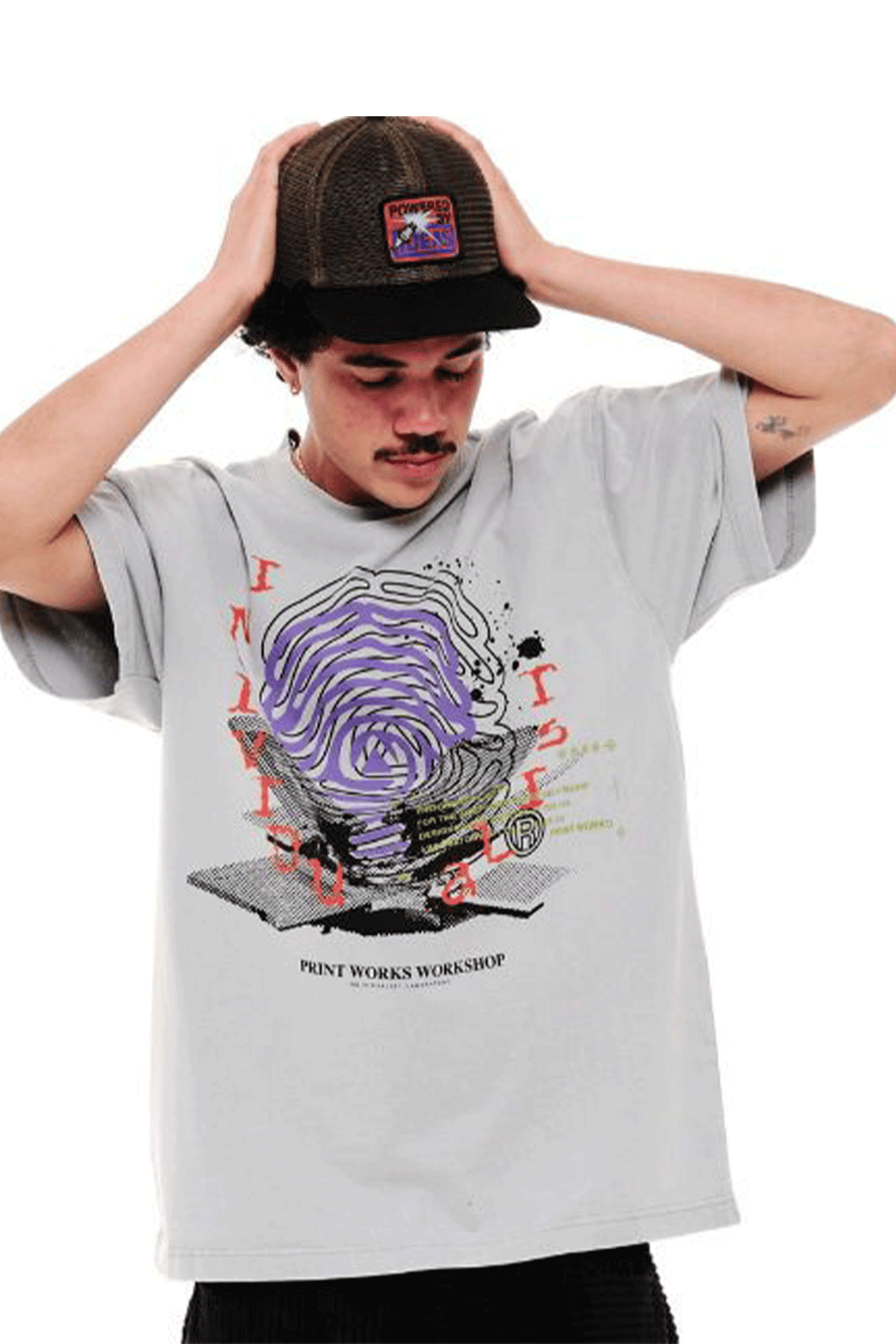 Workshop Press Tee | Sage - Visual Media Number 1 of 1