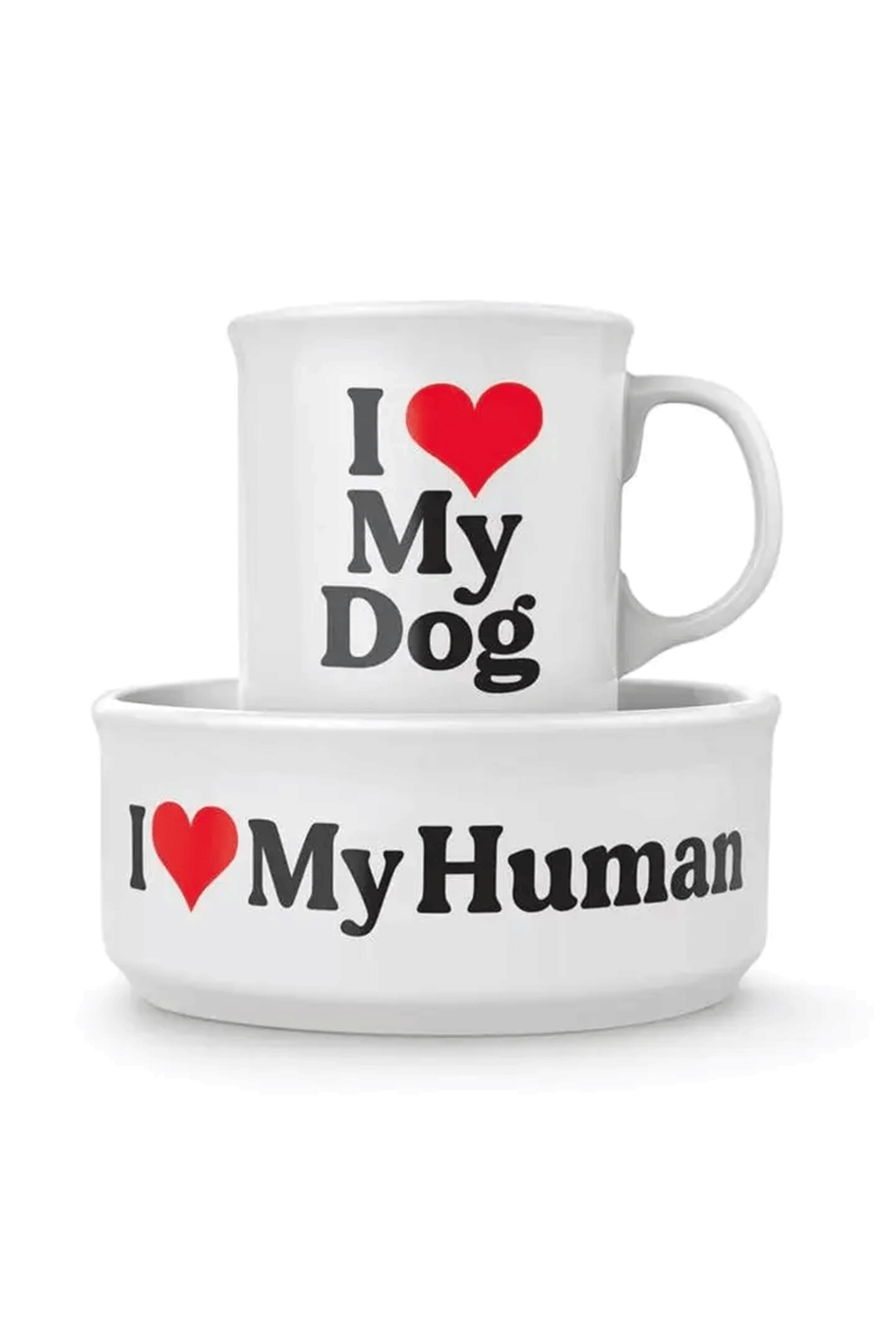 Mug + Dog Bowl - Heart Dog - Visual Media Number 1 of 1