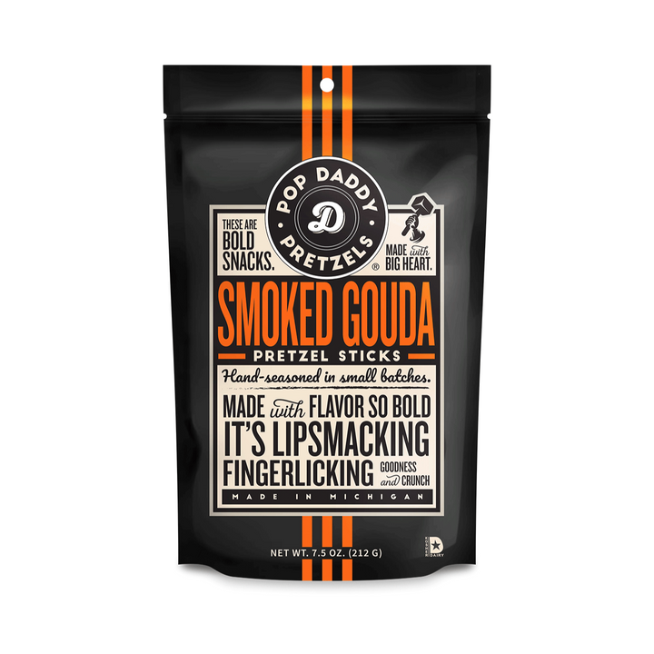 Pop Daddy Smoked Gouda Pretzel Sticks - Thumbnail Image Number 1 of 2
