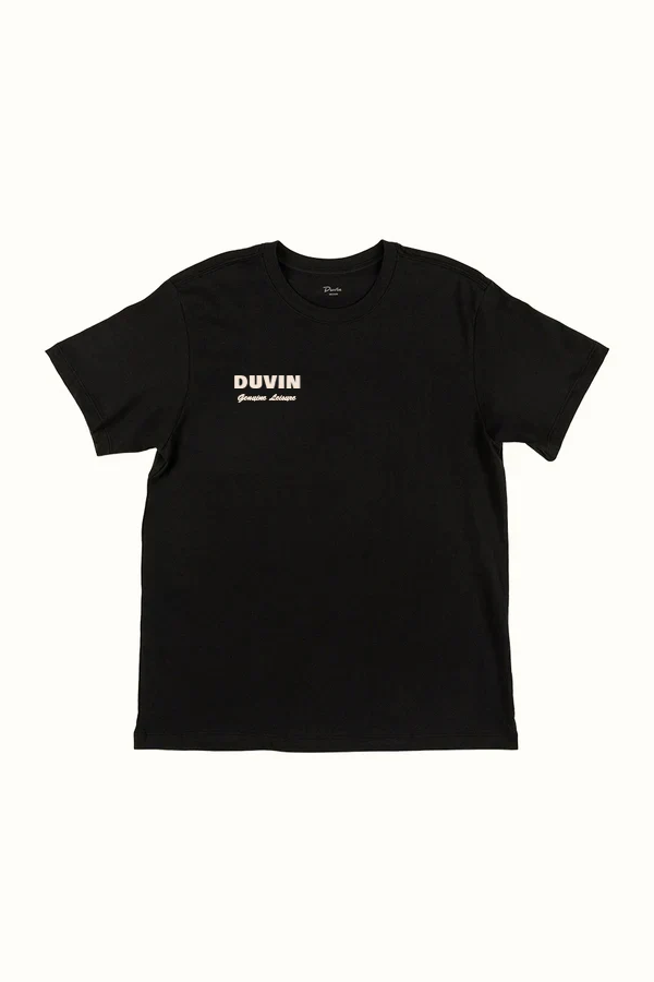 Shark Bite Pima Tee | Black - Visual Media Number 2 of 2