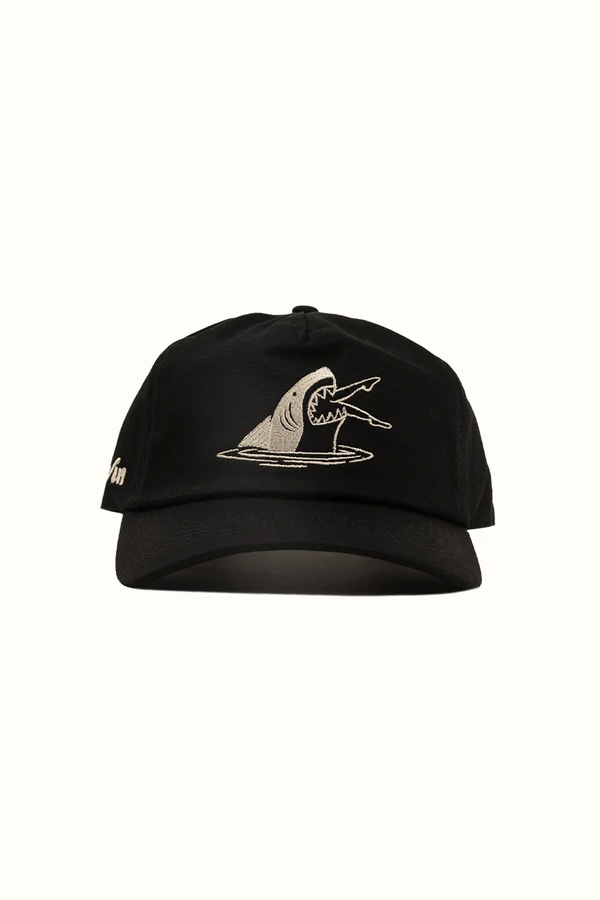 Shark Bite Hat | Black - Visual Media Number 1 of 2