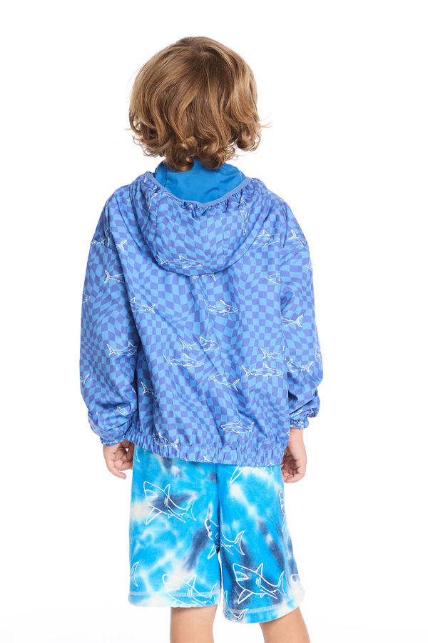 Reversible Zip Up Hoodie | Shark Check - Thumbnail Image Number 3 of 3
