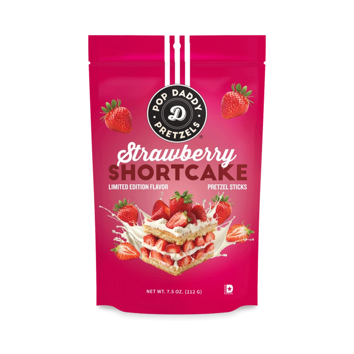 Pop Daddy Berry Delicious Strawberry Shortcake Pretzels - Thumbnail Image Number 1 of 3
