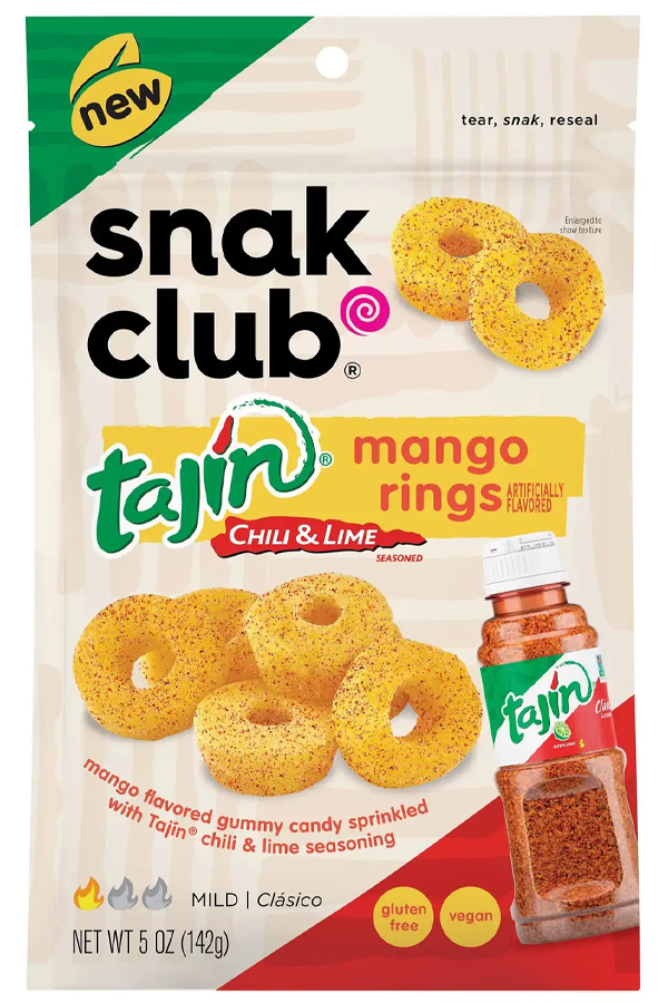 Snak Club Tajin Chili & Lime Mango Rings 5oz - Visual Media Number 1 of 1