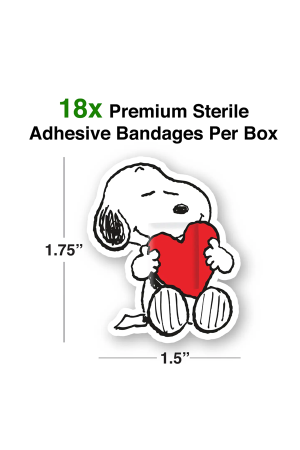 Peanuts Snoopy Adhesive Bandages - Visual Media Number 2 of 2